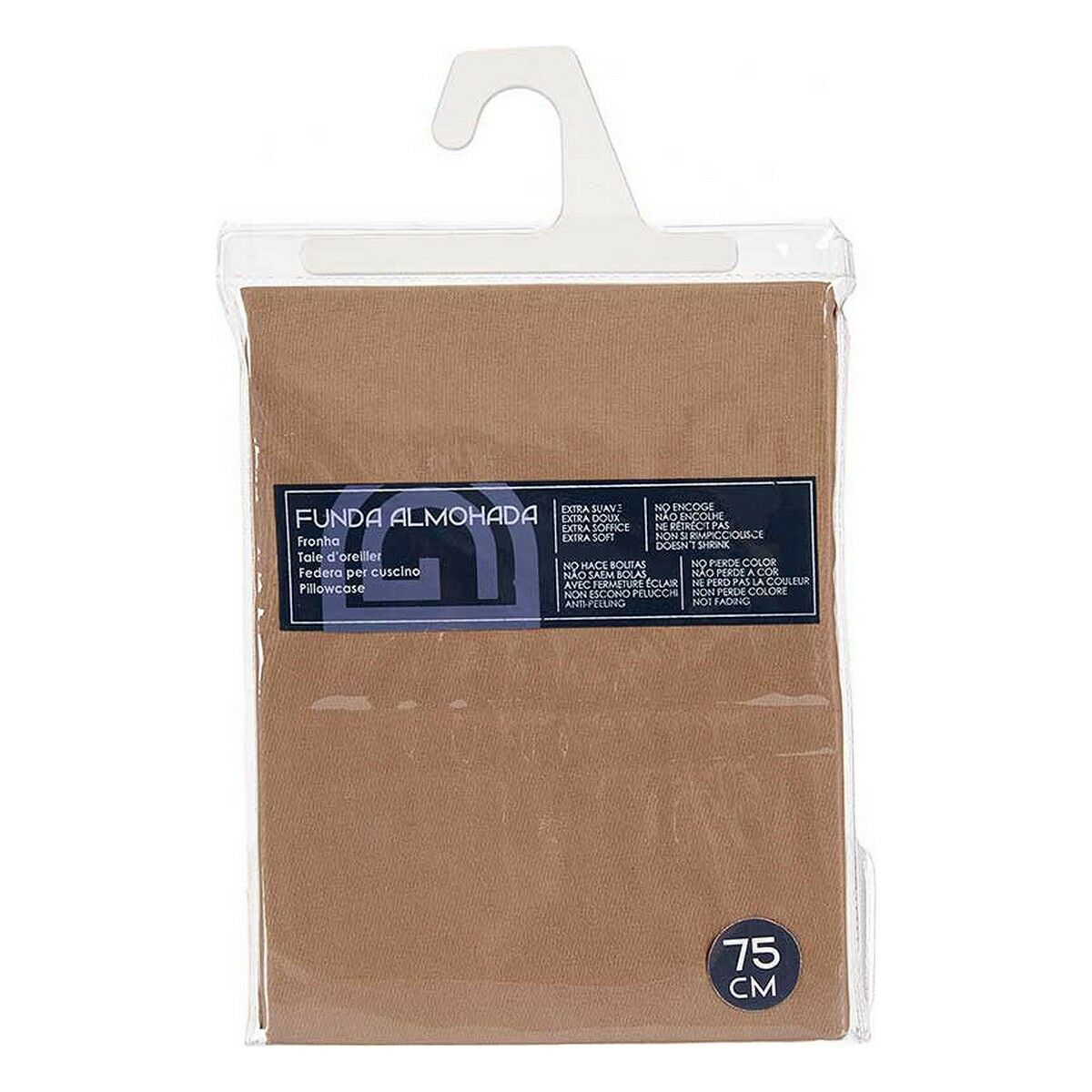 Pillowcase 45 x 0,2 x 70 cm Brown (12 Units)