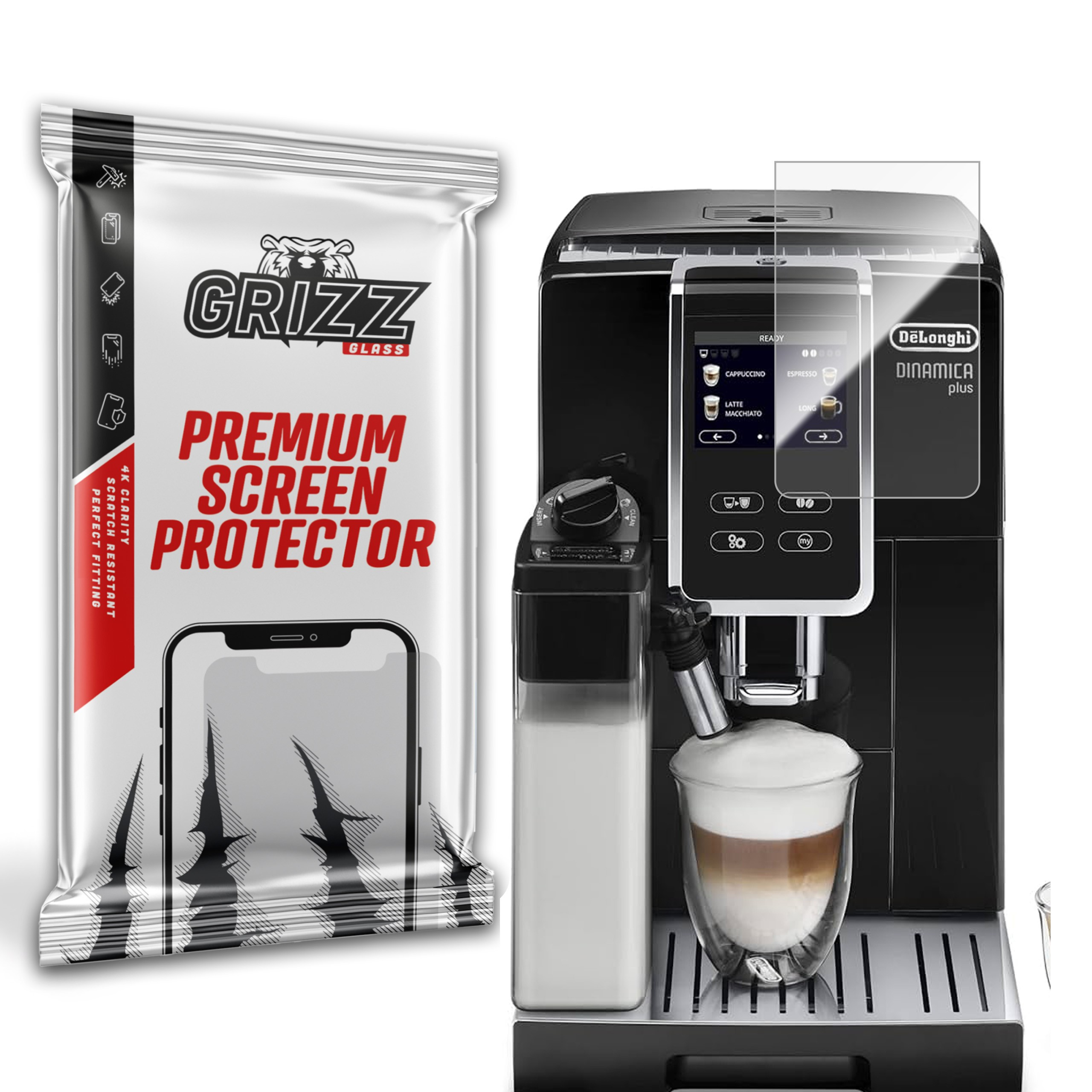 GrizzGlass HybridGlass DeLonghi Dinamica Plus ECAM 370.70.SB