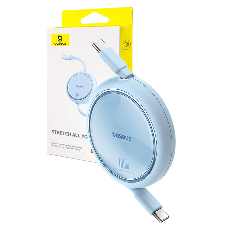 Baseus Free2Draw cable USB-C / USB-C PD 100W 1m blue