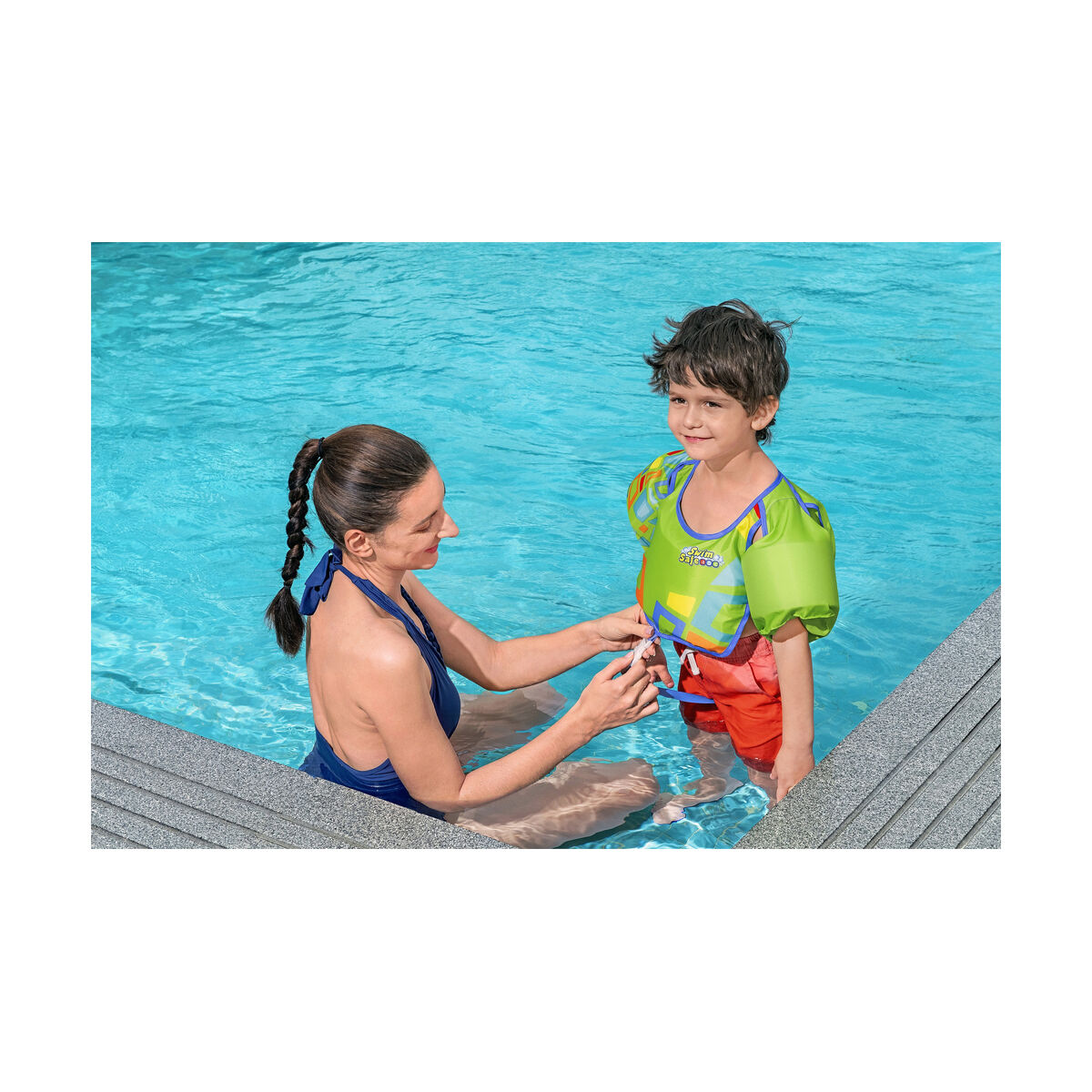 Inflatable Swim Vest Bestway Aquastar Swim Safe 19-30 kg Inflatable Swim Vest Bestway Aquastar Swim Safe 19-30 kg