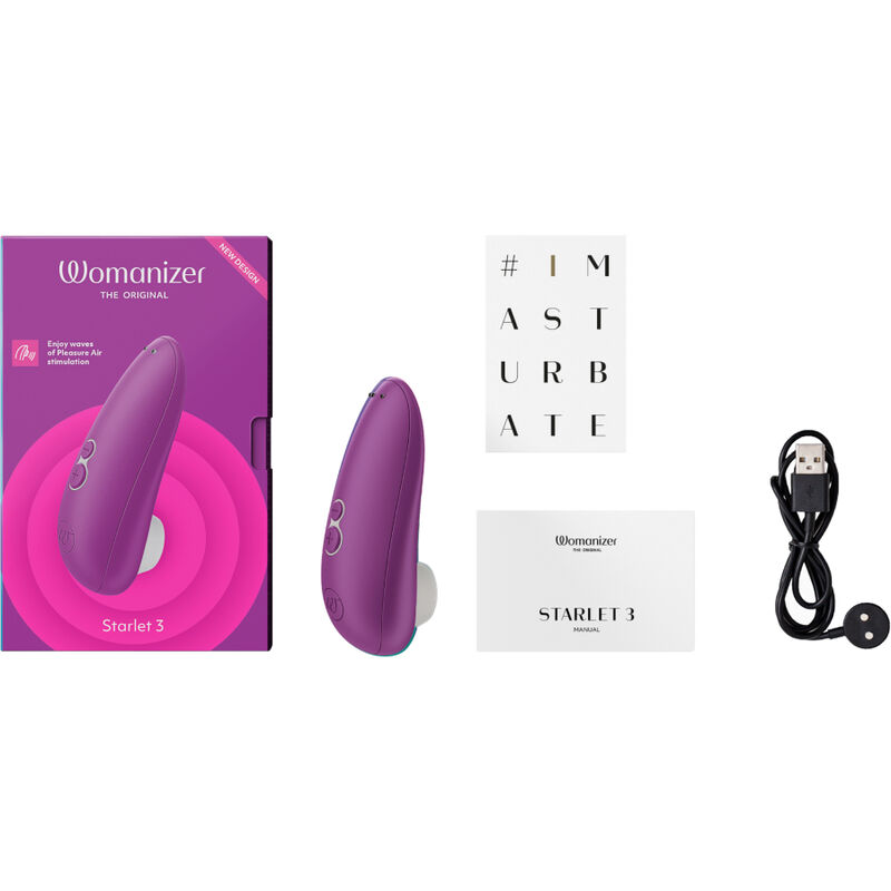 WOMANIZER - STARLET 3 CLITORAL STIMULATOR VIOLET