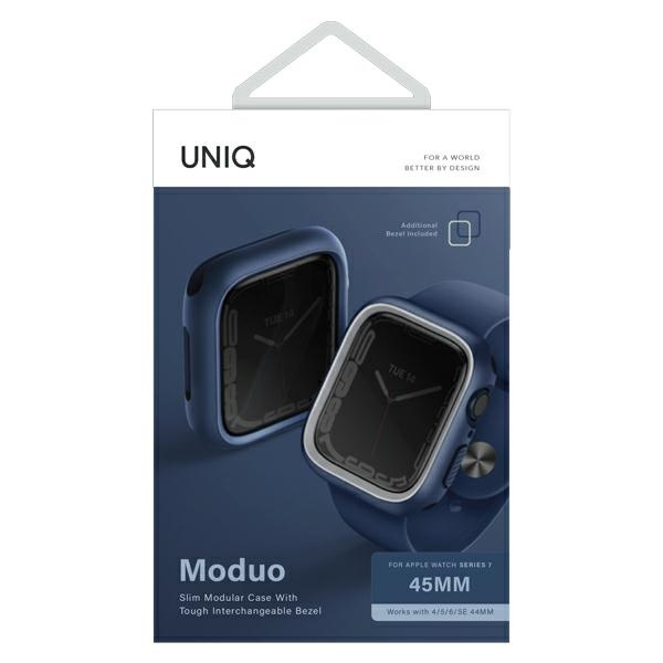 UNIQ Moduo Case Apple Watch 4/5/6/7/8/SE 44/45mm blue-grey