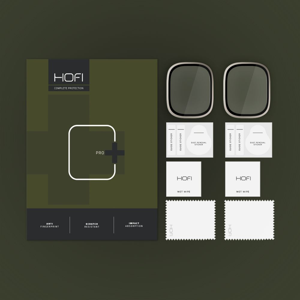 Hofi Glass Ring Apple Watch Ultra 1 / 2 49mm Titanium [2 PACK]