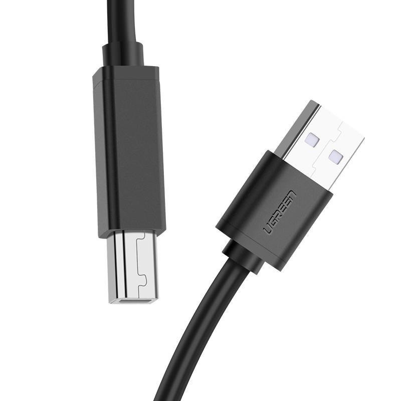 Active USB 2.0 A-B UGREEN US122 to printer, 15m (black)