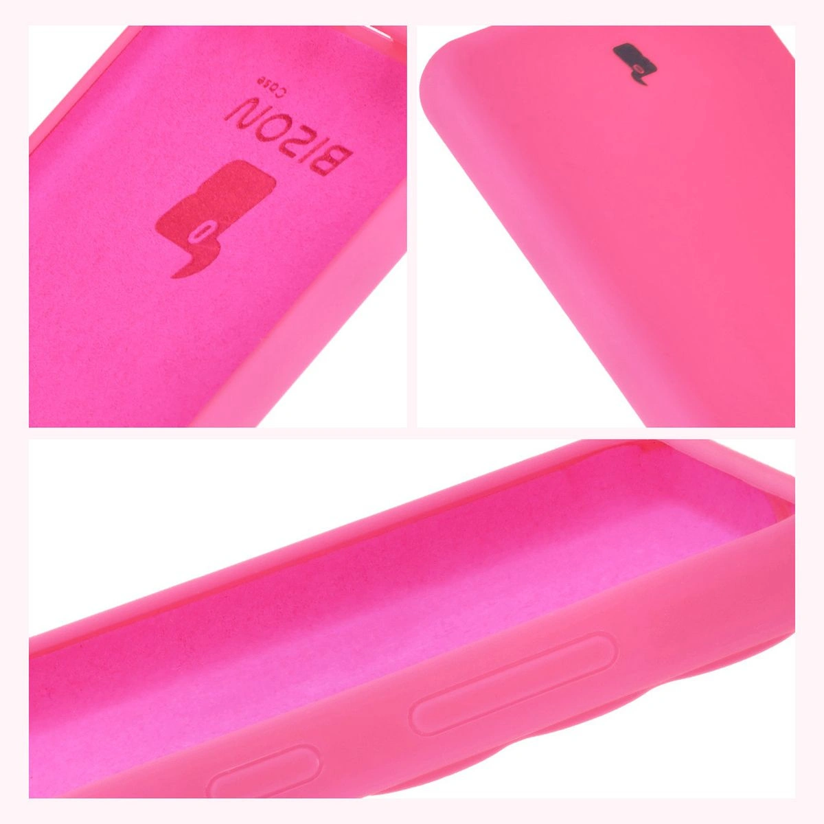Bizon Soft Case Samsung Galaxy M55 5G neon pink