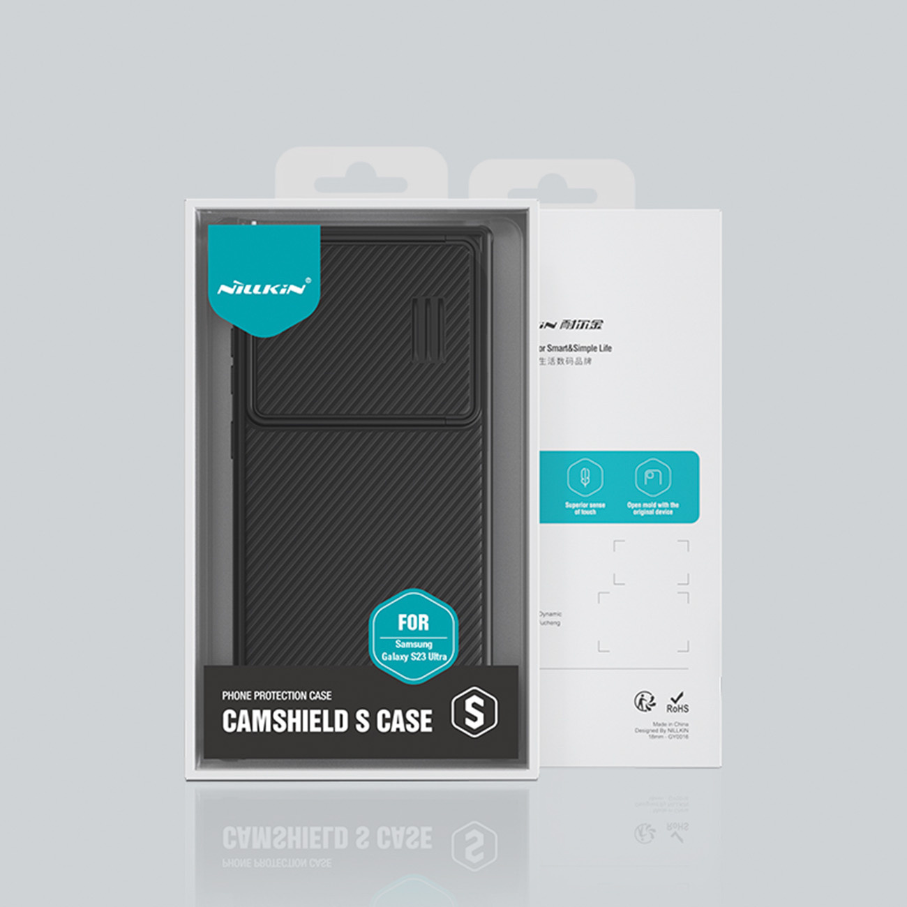 Case Nillkin CamShield S Samsung Galaxy S23 Ultra blue
