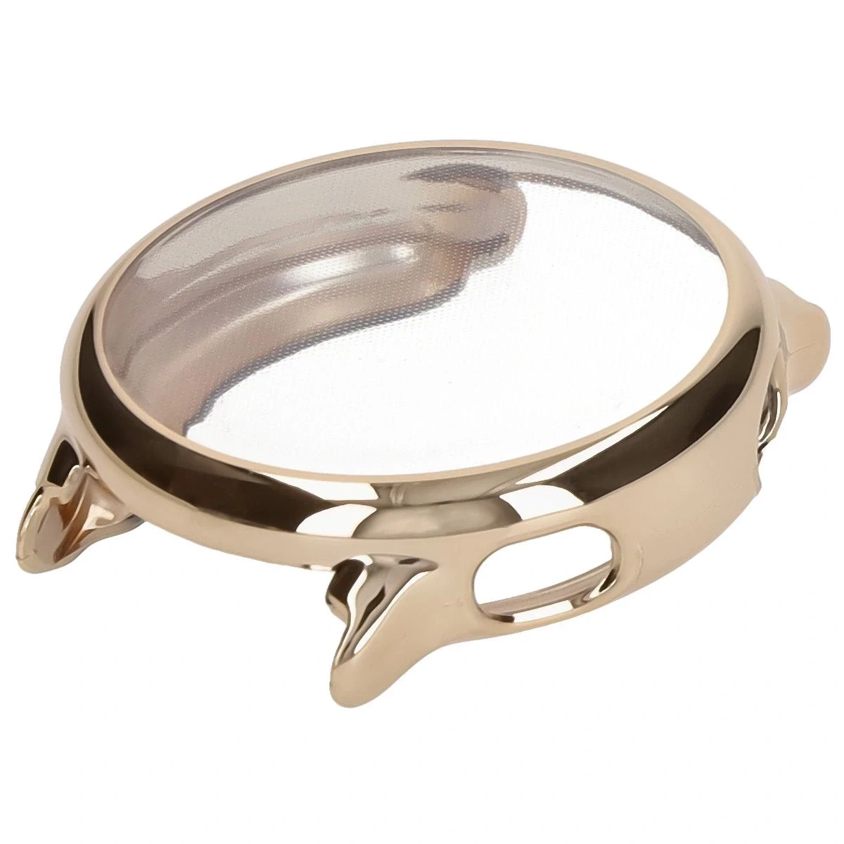 Etui z osłoną ekranu Bizon Case Watch Felipe do Garmin Vivoactive 6 złote