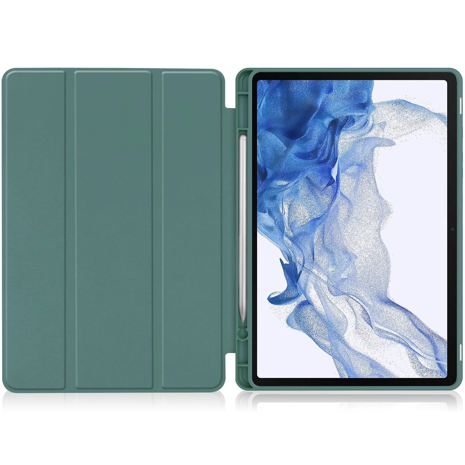 Bizon Case Tab Lizard Samsung Galaxy Tab S9 dark green