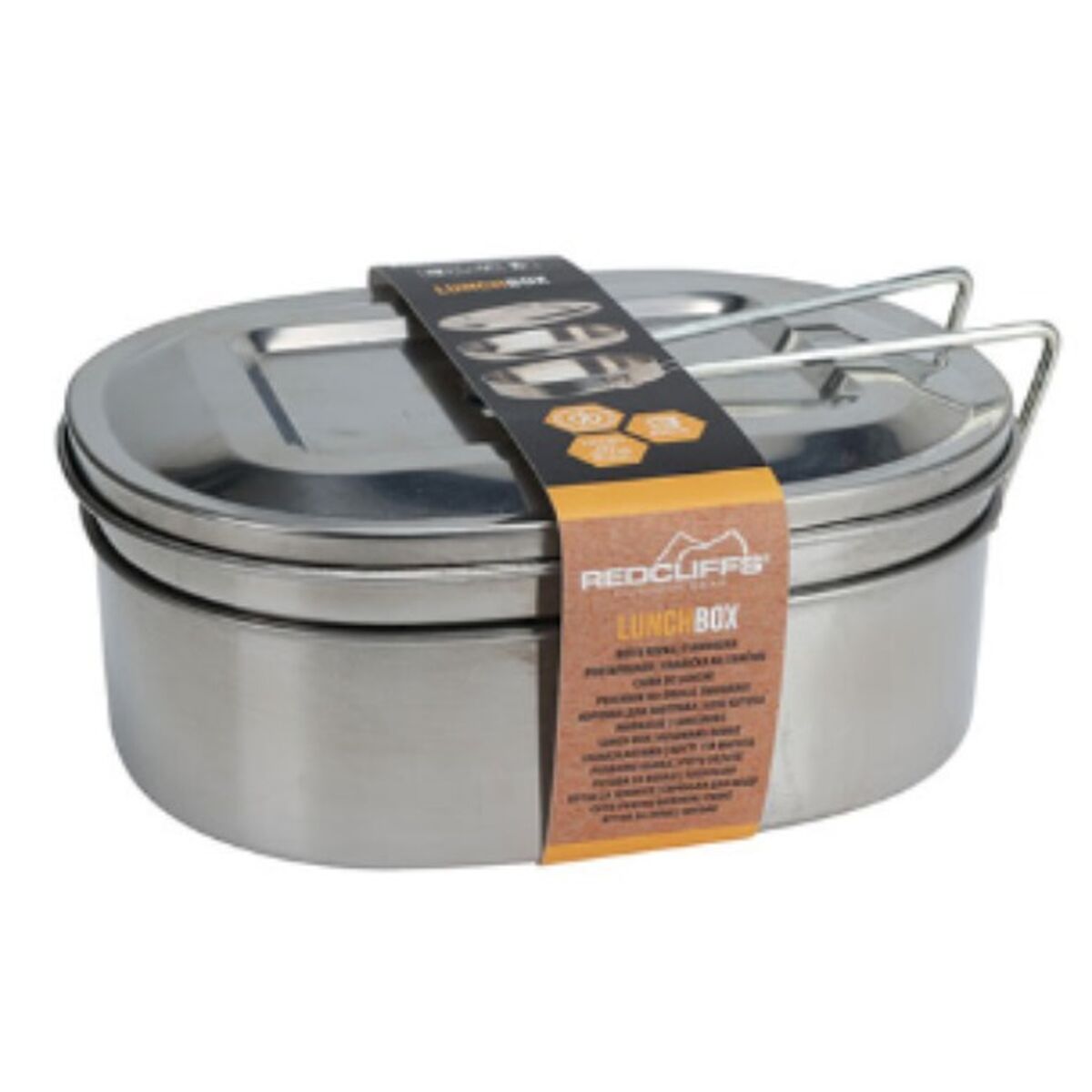 Lunch box Redcliffs Stainless steel 1,2 L Lunch box Redcliffs Stainless steel 1,2 L