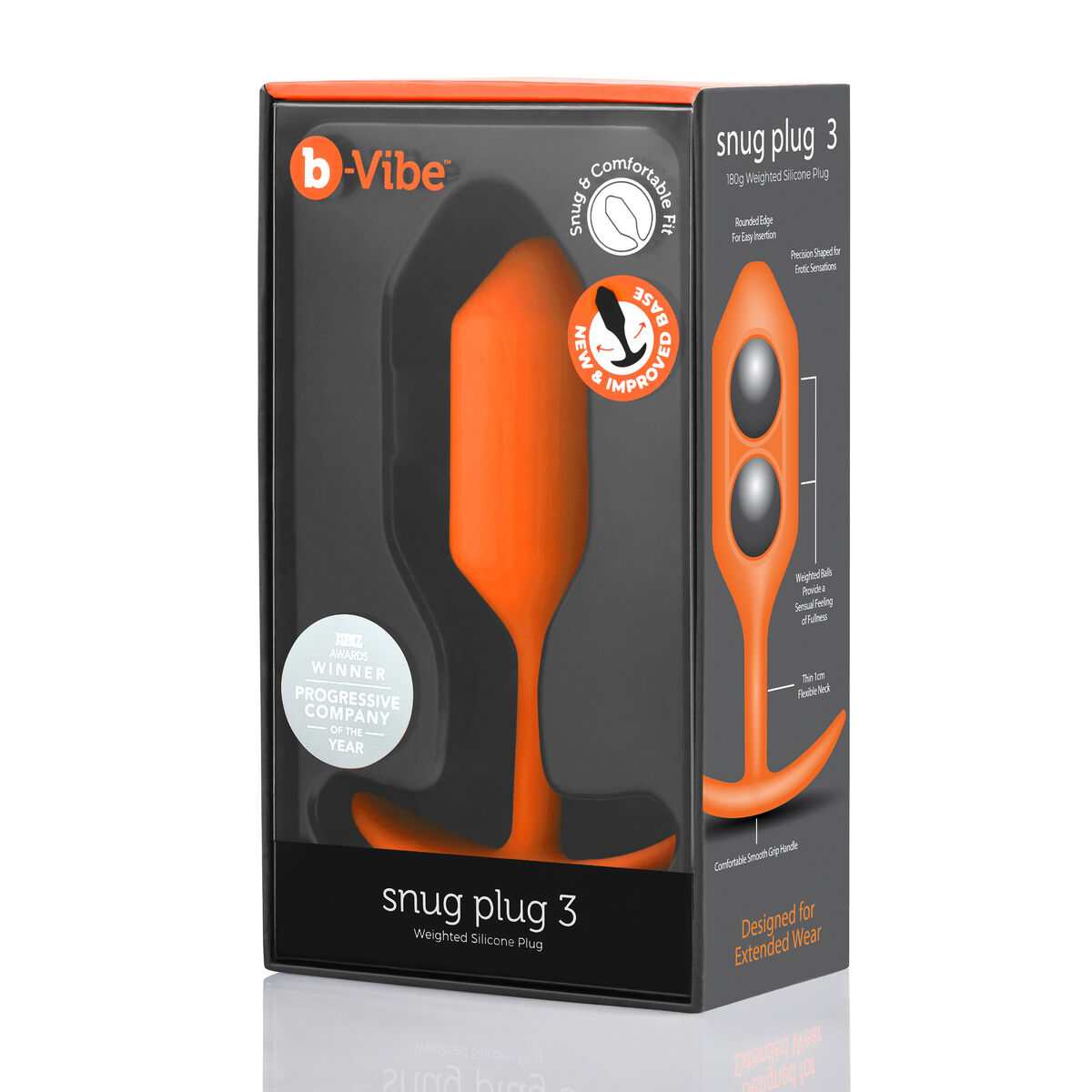 Anal plug B-Vibe 3 Orange Anal plug B-Vibe 3 Orange