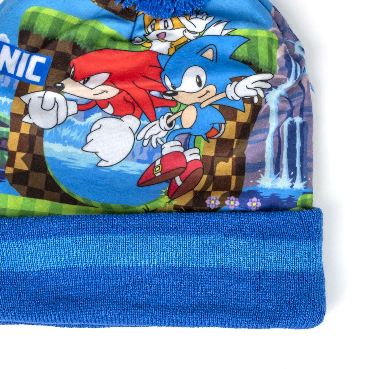 Hat & Gloves Sonic Blue (One size)