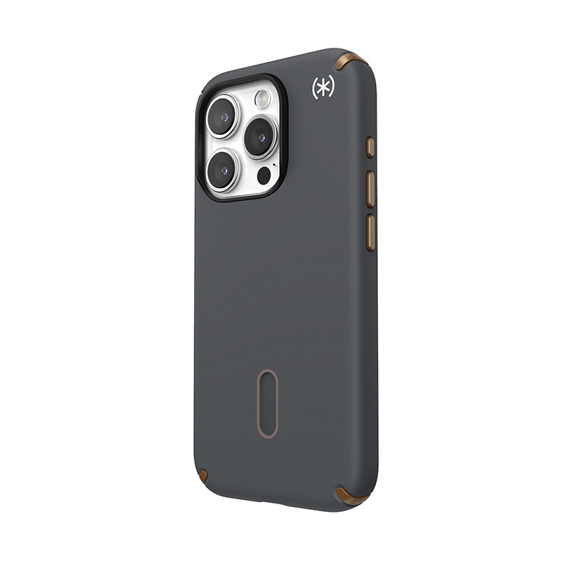 Speck Presidio2 Pro ClickLock & MagSafe Apple iPhone 15 Pro (Charcoal Grey/Cool Bronze)