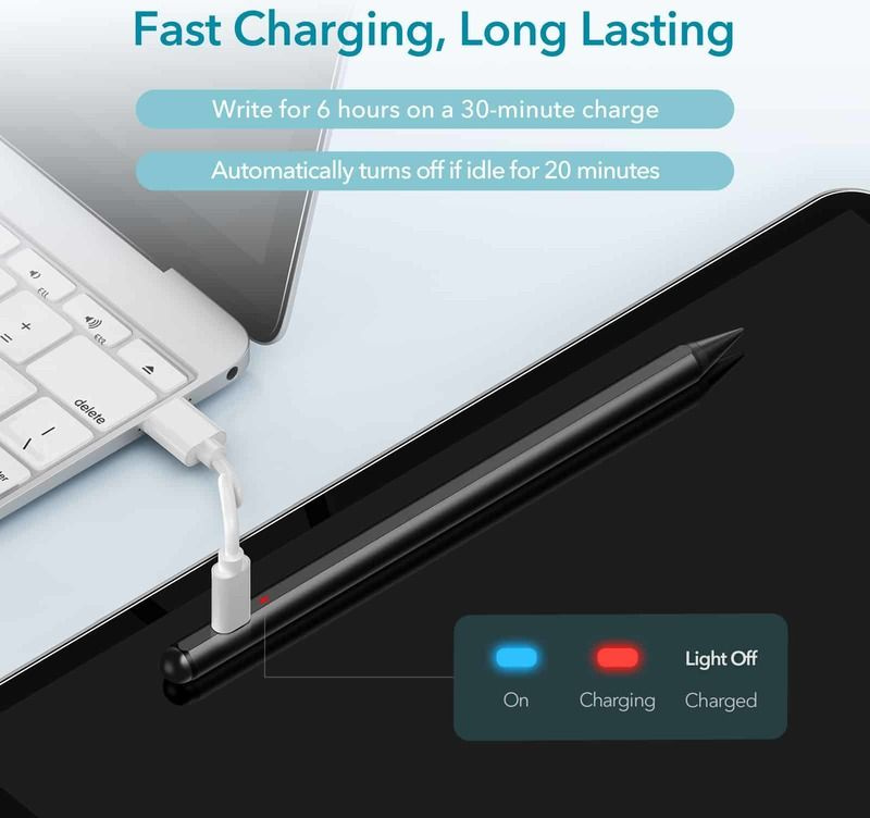 ESR Digital+ Magnetic Stylus Pen to Apple iPad White