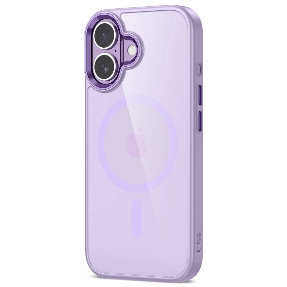 Etui Tech-Protect MagMat MagSafe do Apple iPhone 17 Lavender/clear