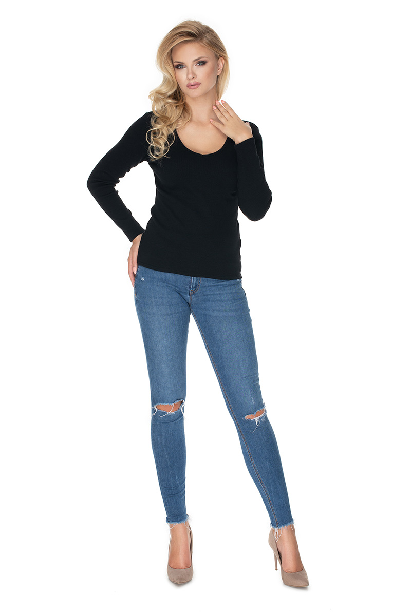  Blouse model 134582 PeeKaBoo  black