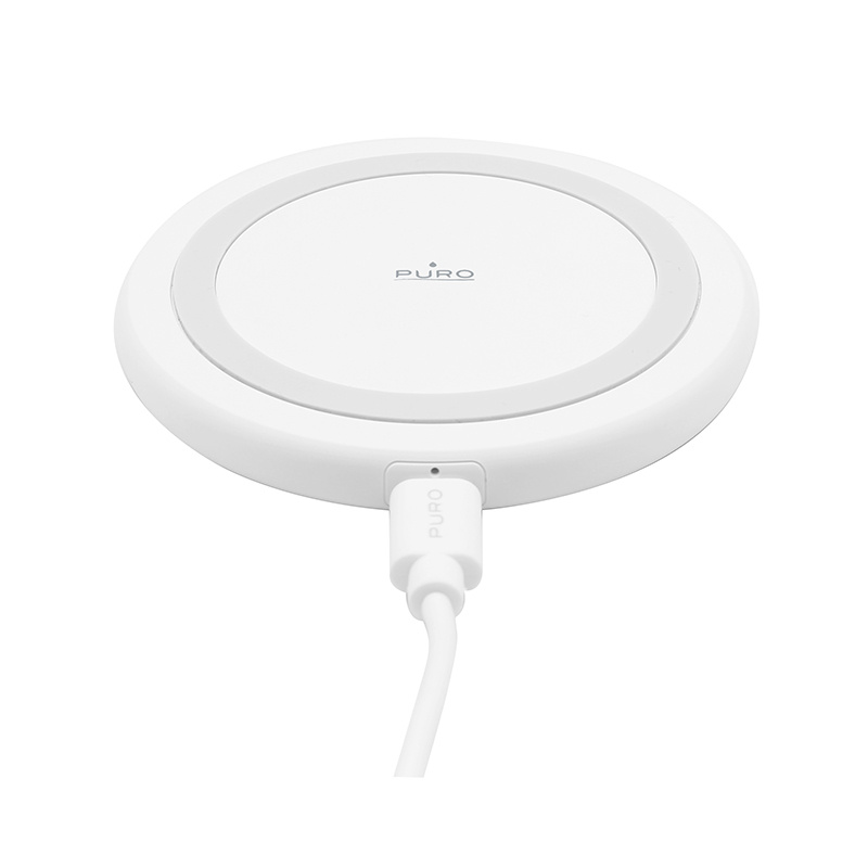 PURO Wireless Charging Station QI 10W (white)