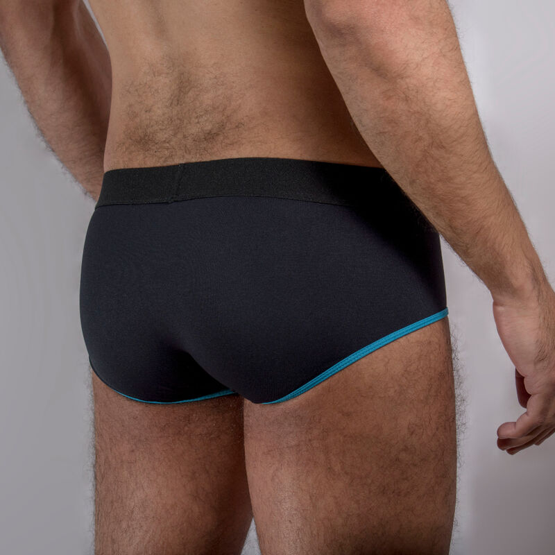 MACHO - MS24B BRIEF UNDERPANTS DARK BLUE L
