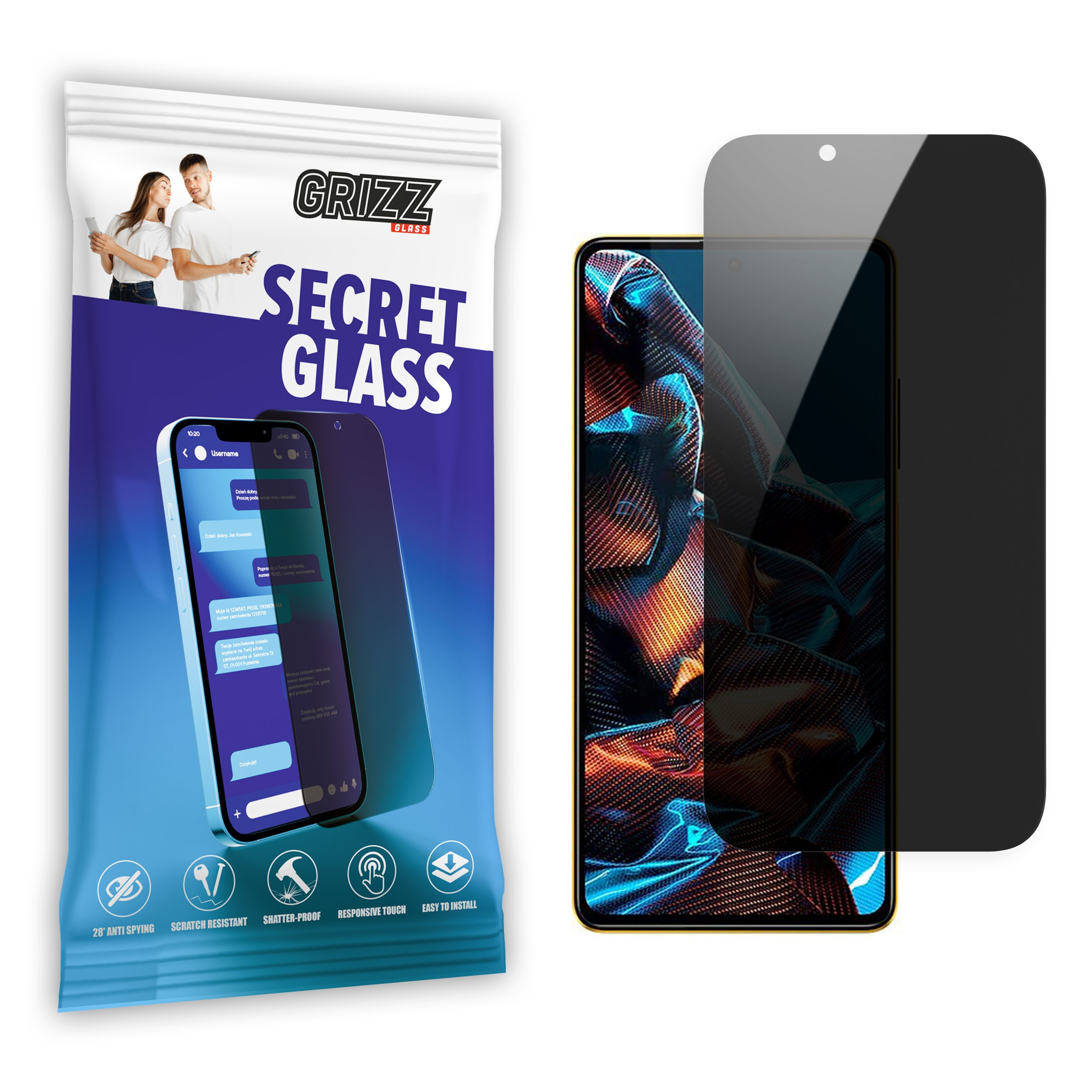 GrizzGlass SecretGlass Xiaomi POCO X5 Pro