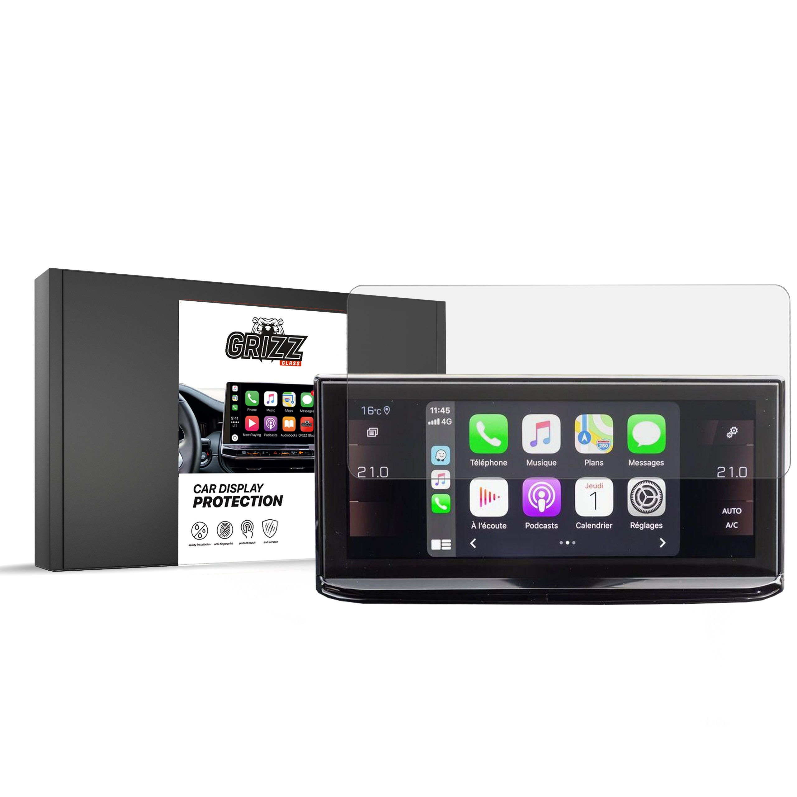 GrizzGlass CarDisplay Protection Peugeot 5008 2021
