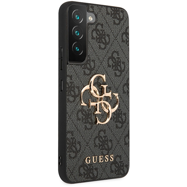 Guess GUHCS23S4GMGGR Samsung Galaxy S23 grey hardcase 4G Big Metal Logo