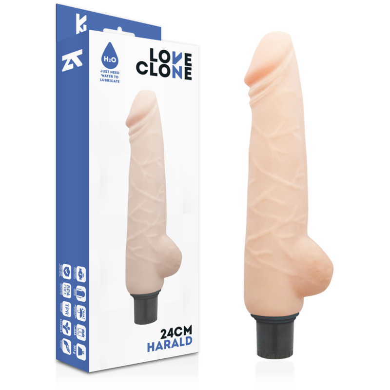 LOVECLONE HARALD  SELF LUBRICATION DONG FLESH 24CM
