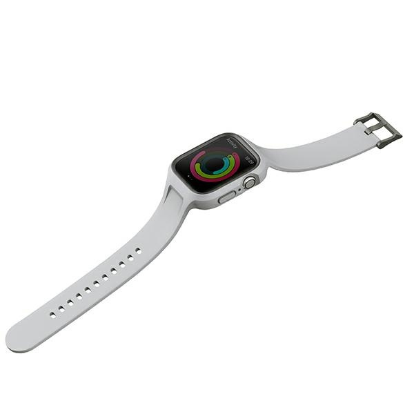 Belt + case UNIQ Monos 2in1 Apple Watch 4/5/6/7/8/9/SE 44/45mm gray/chalk grey