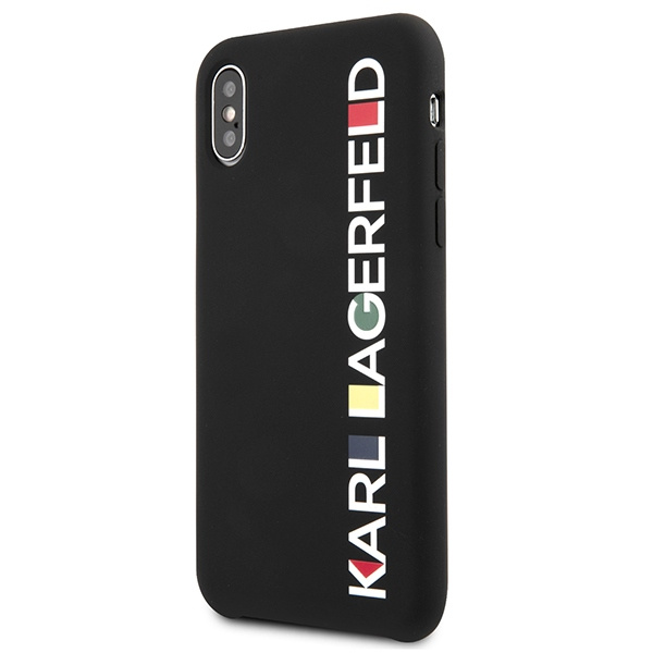 Karl Lagerfeld KLHCPXBHWHBK Apple iPhone XS/X hardcase black Glossy Bauhaus