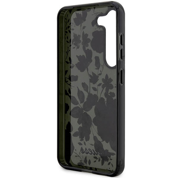 Guess GUHCS23SHCFWSA Samsung Galaxy S23 khaki hardcase Flower Collection