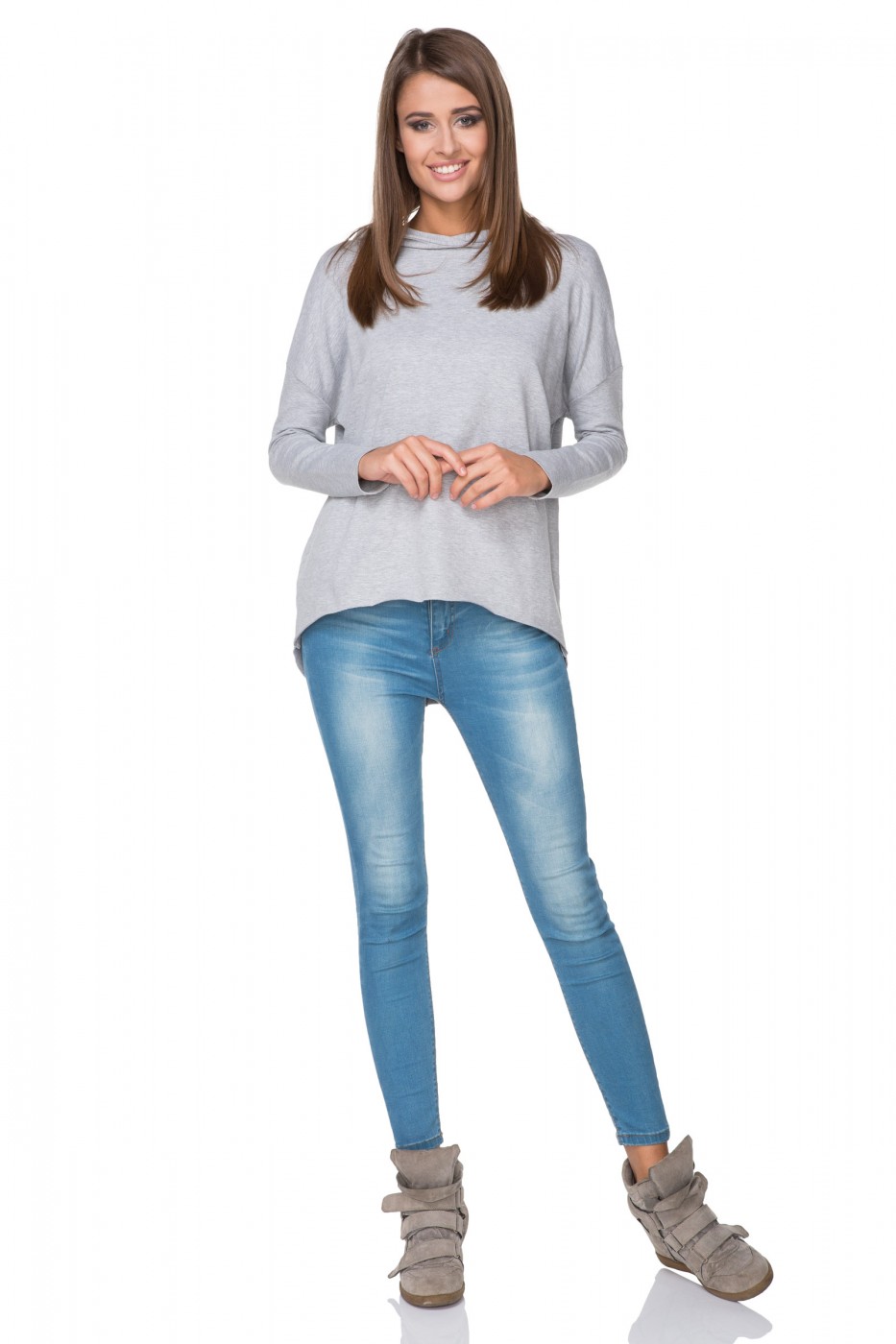 Sweater model 107345 Tessita grau Damen