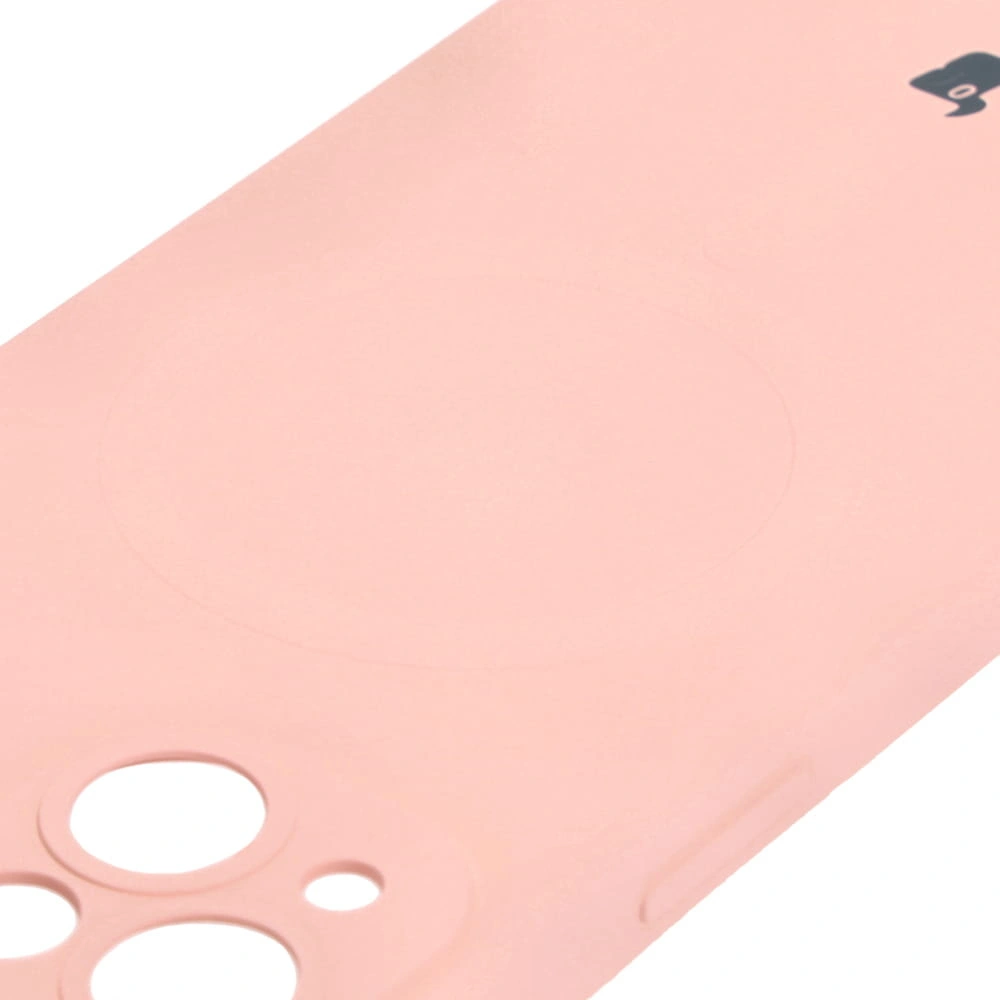 Bizon Case Silicone Magnetic Apple iPhone 14 light pink