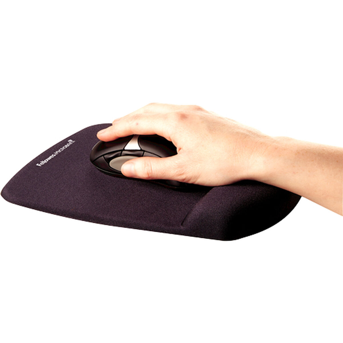Mousepad mit Handballenauflage Fellowes Schwarz Gel Viskoelastischer Schaum