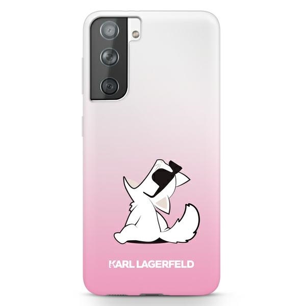 Karl Lagerfeld KLHCS21MCFNRCPI Samsung Galaxy S21+ Plus hardcase pink Choupette Fun