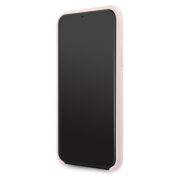 Guess GUHCN58LS4GLP iPhone 11 Pro light pink hard case Silicone 4G Tone On Tone