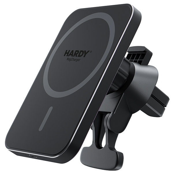 Car mount with wireless charging for Apple MagSafe 3MK Hardy MagCharger 15W