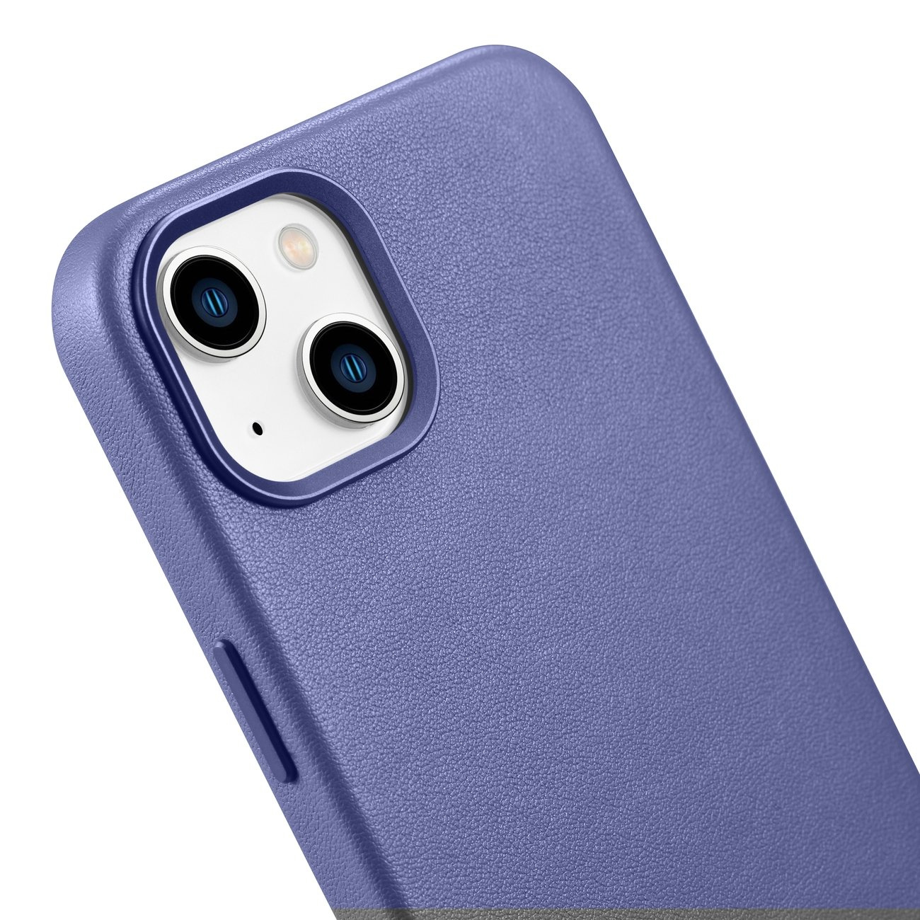 iCarer Case Leather MagSafe Apple iPhone 14 light purple