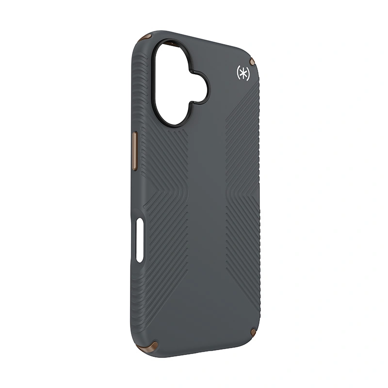 Case Speck Presidio2 Grip Apple iPhone 16 (Charcoal Grey / Cool Bronze / White)