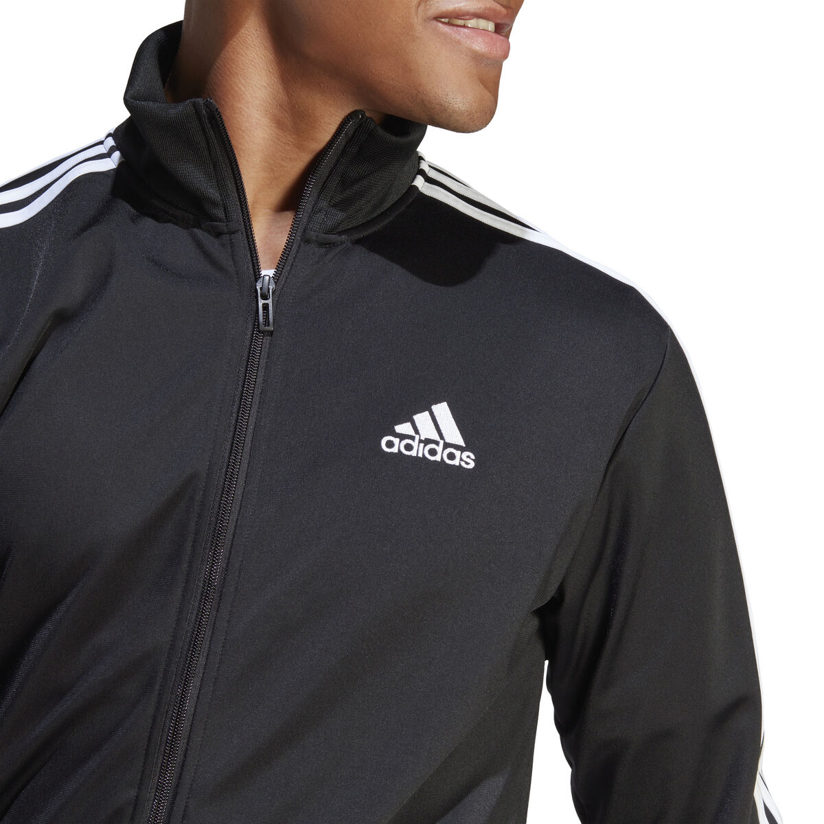 Tracksuit for Adults Adidas  3S TR TT TS IC6747  Black Men