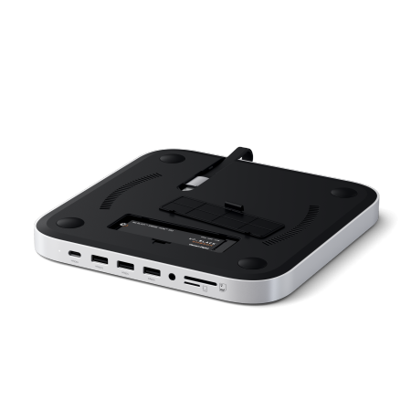 Satechi Stand & Hub Apple Mac Mini / Studio 2x USB-A 3.0, USB-A 3.2, USB-C 3.2, jack 3.5mm, micro/SD, NVMe M.2