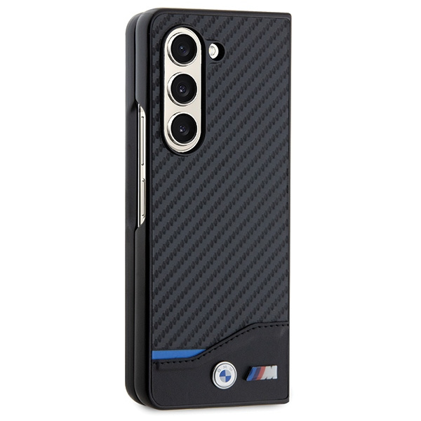 BMW BMHCZFD522NBCK Samsung Galaxy Z Fold5 Leather Carbon black