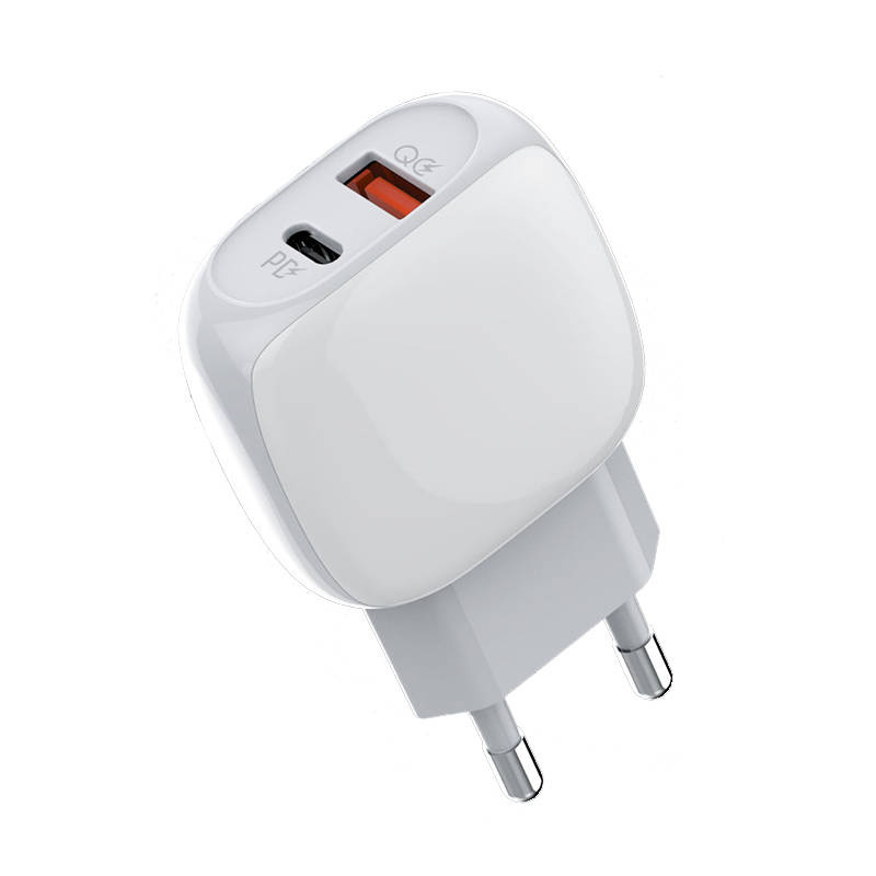 LDNIO A2313C Wall Charger USB-A, USB-C 20W + USB-C/Lightning cable