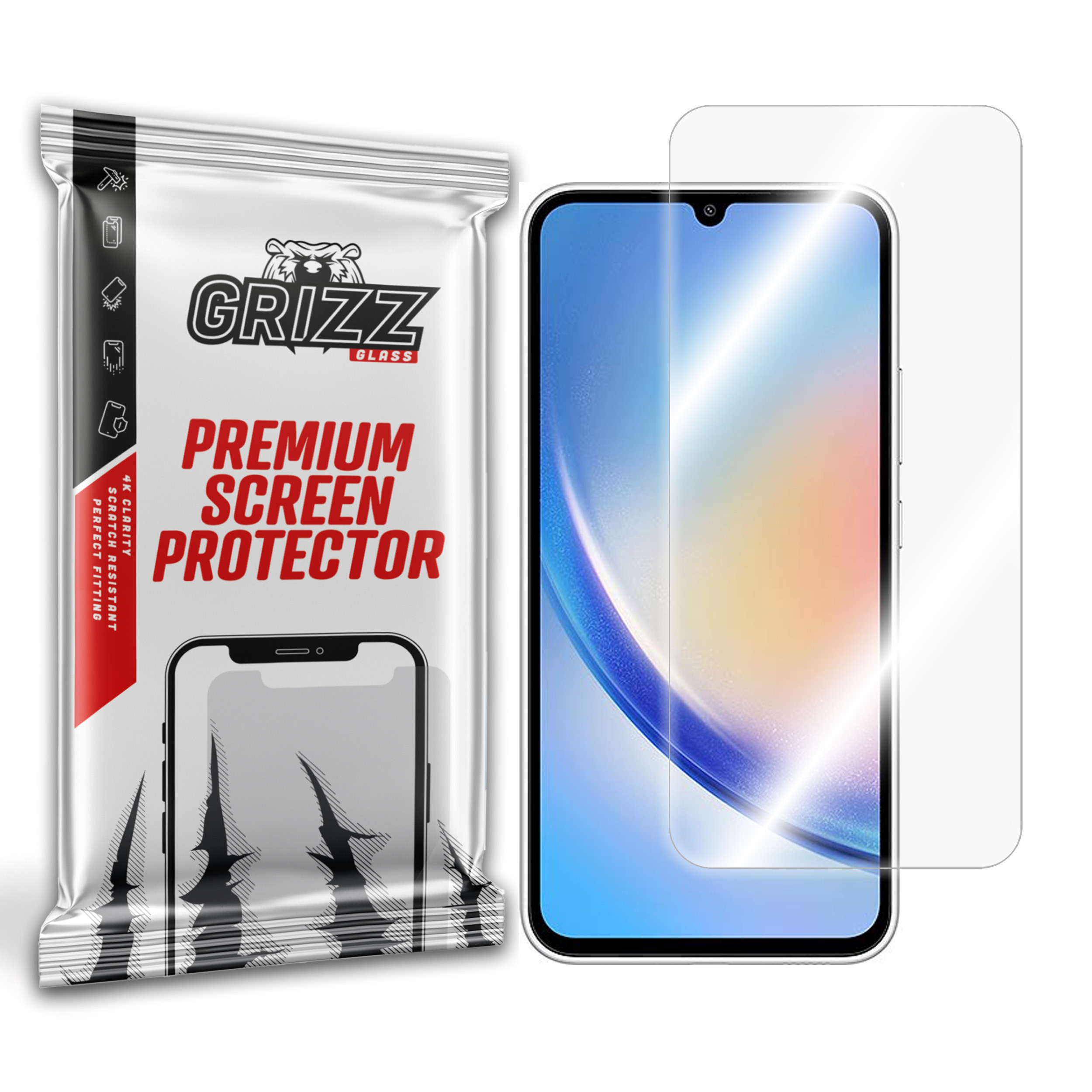 GrizzGlass HybridGlass Samsung Galaxy A34