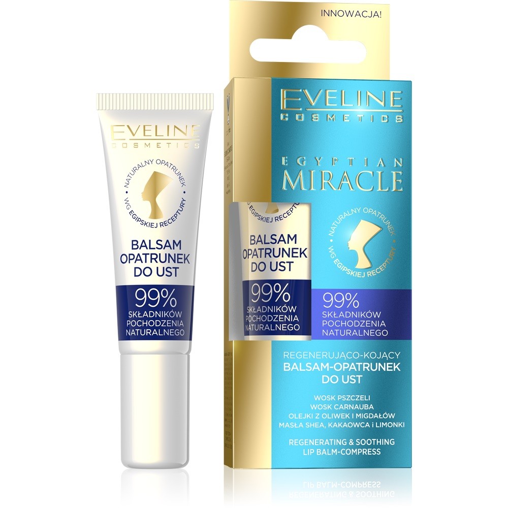 Eveline Egyptian Miracle Balsam-opatrunek do ust regenerująco-kojący  1szt