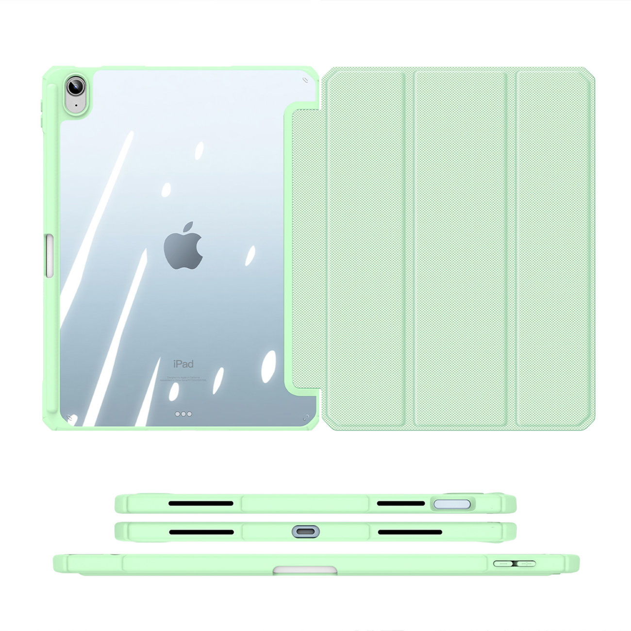 Dux Ducis Toby Apple iPad 10.9 2022 (10th generation) case + Pencil holder green