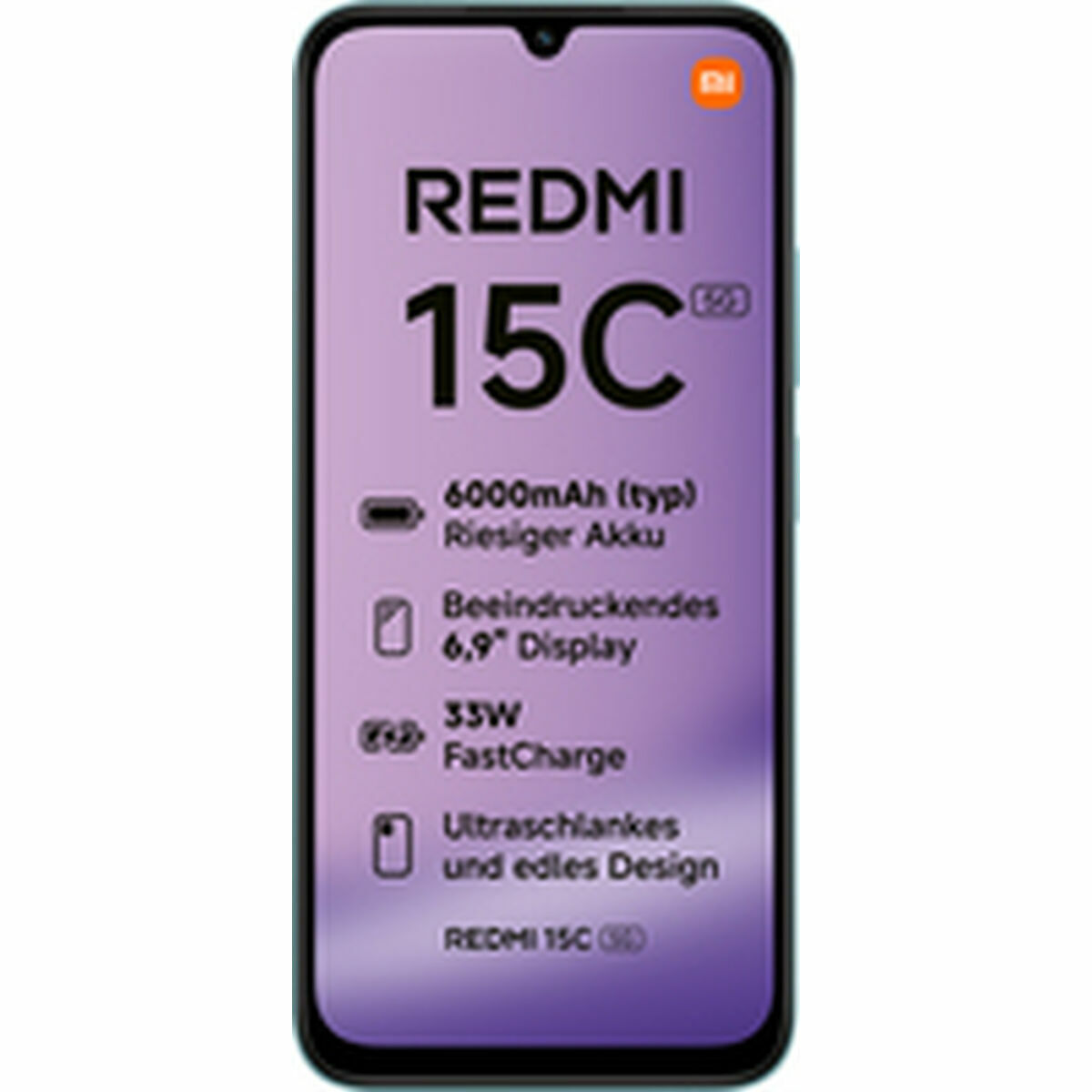 Smartphone Xiaomi Redmi 15C 6,9" Octa Core 4 GB RAM 128 GB Green Smartphone Xiaomi Redmi 15C 6,9" Octa Core 4 GB RAM 128 GB Green