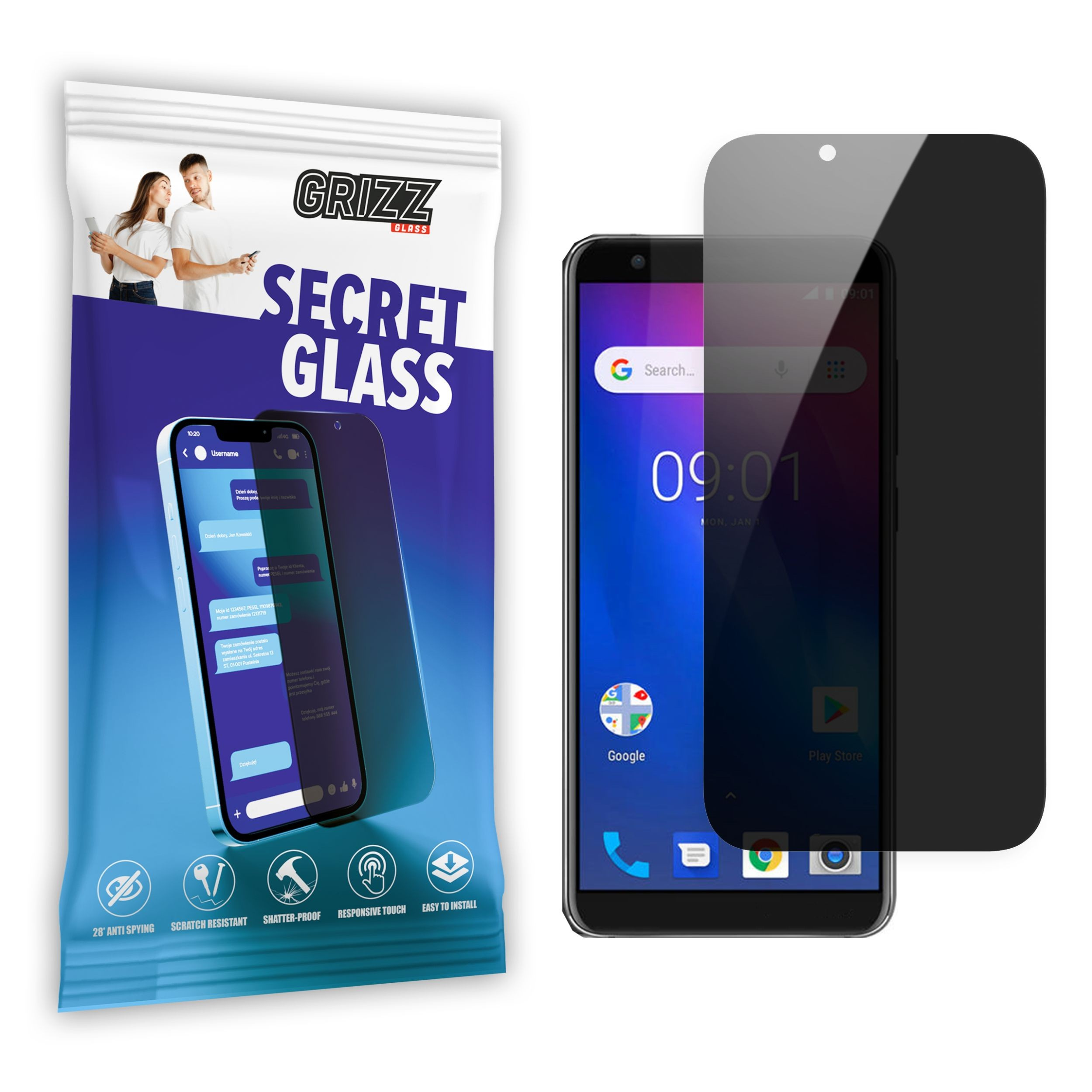 GrizzGlass SecretGlass Ulefone S1