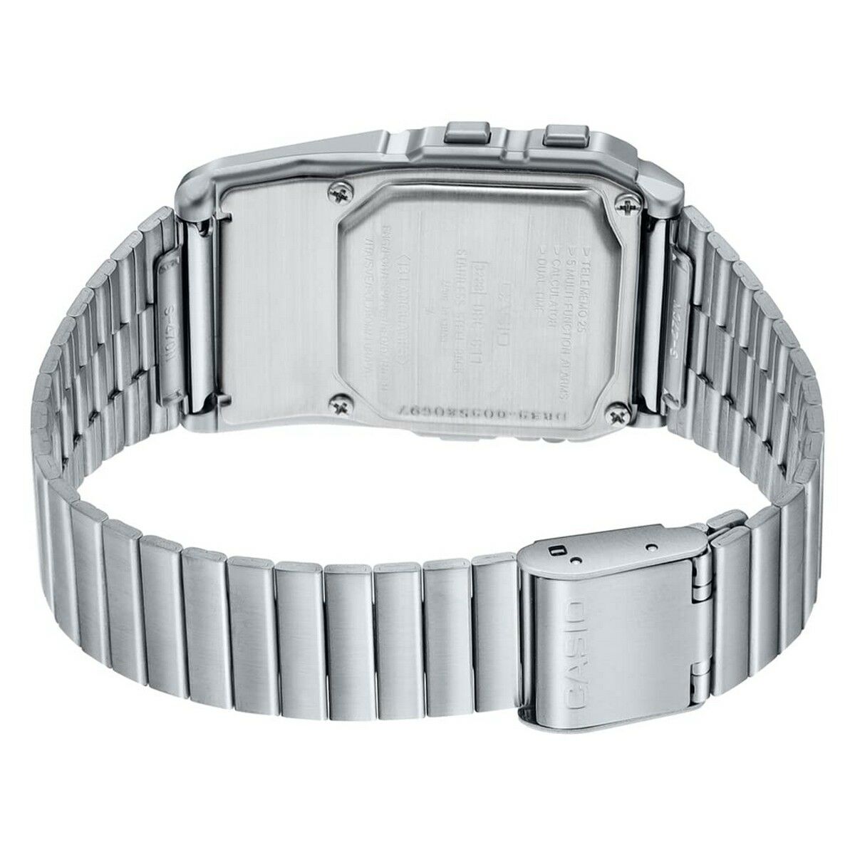 Unisex Watch Casio DATABANK CALCULATOR STEEL - Matt case Grey