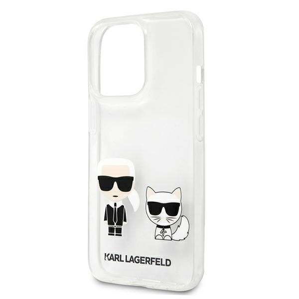 Karl Lagerfeld KLHCP13XCKTR Apple iPhone 13 Pro Max hardcase Transparent Karl & Choupette