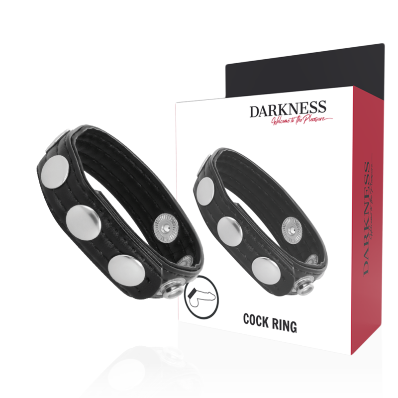 DARKNESS - LEATHER ERECTION RING