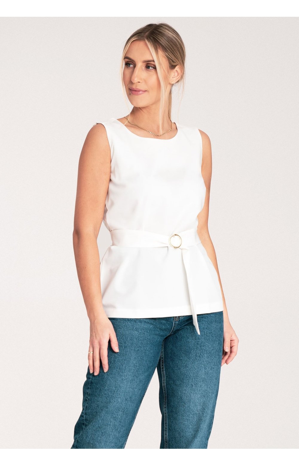  Blouse model 204321 Figl  beige