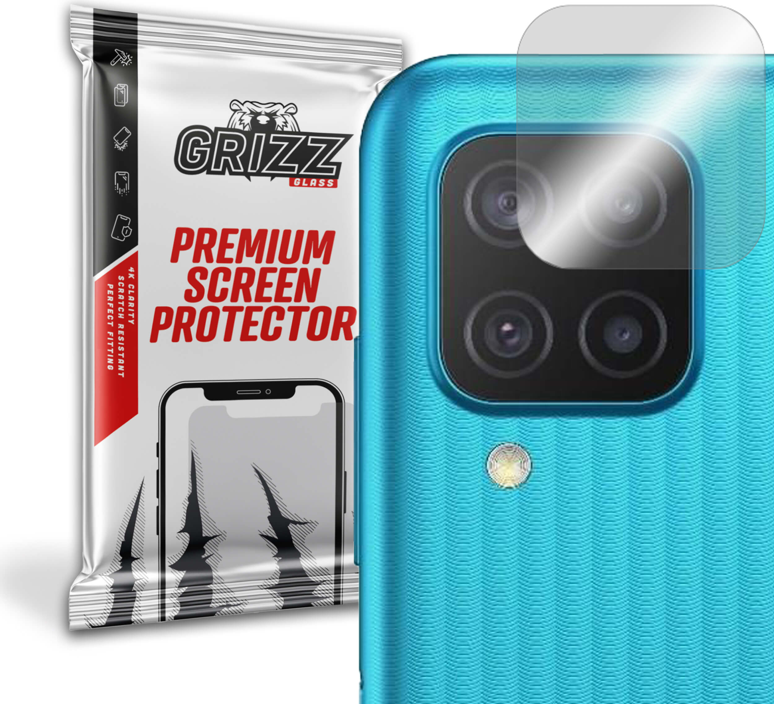 GrizzGlass HybridGlass Camera Samsung Galaxy M12